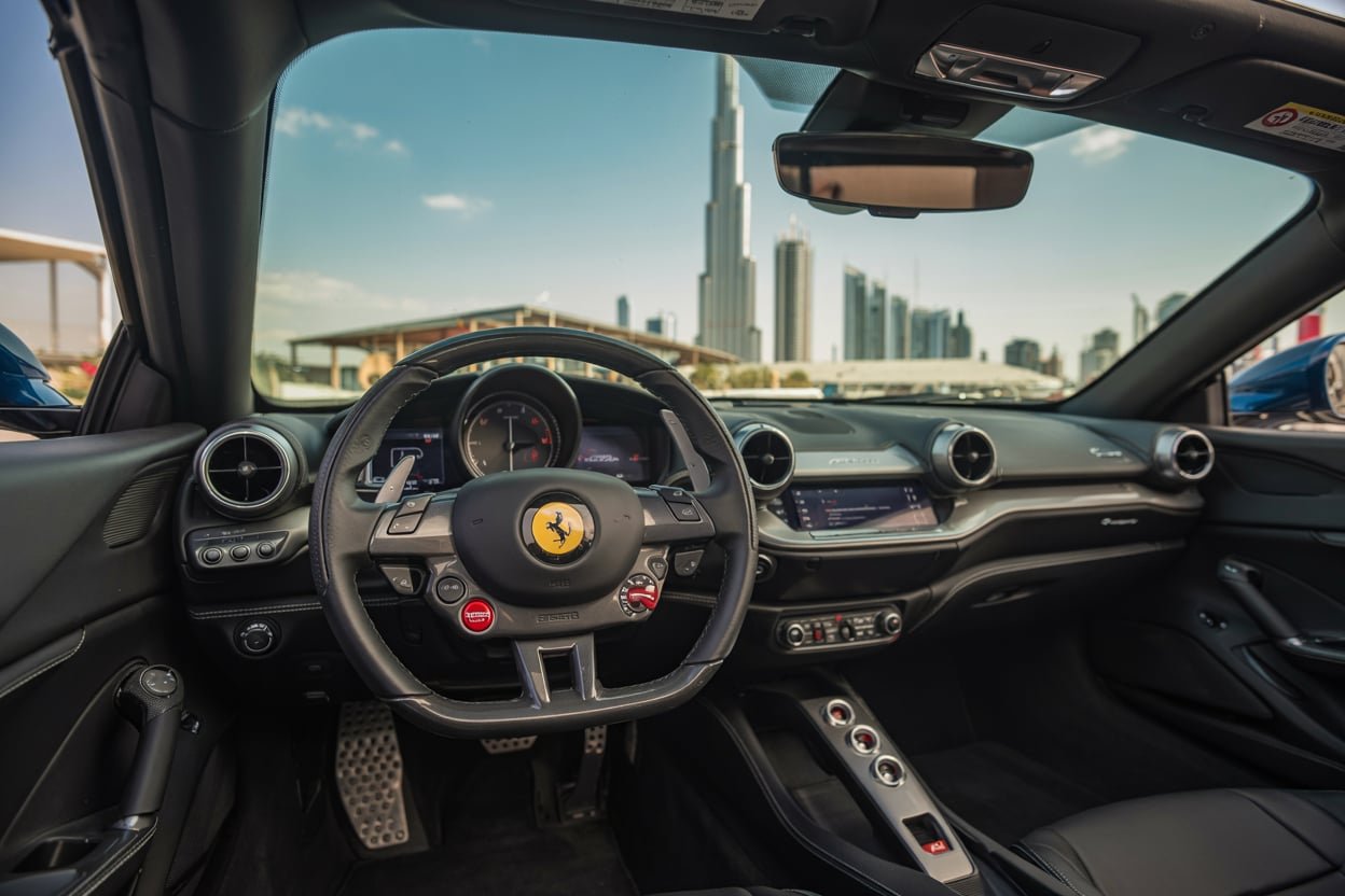 Ferrari Portofino exotic car hire Dubai