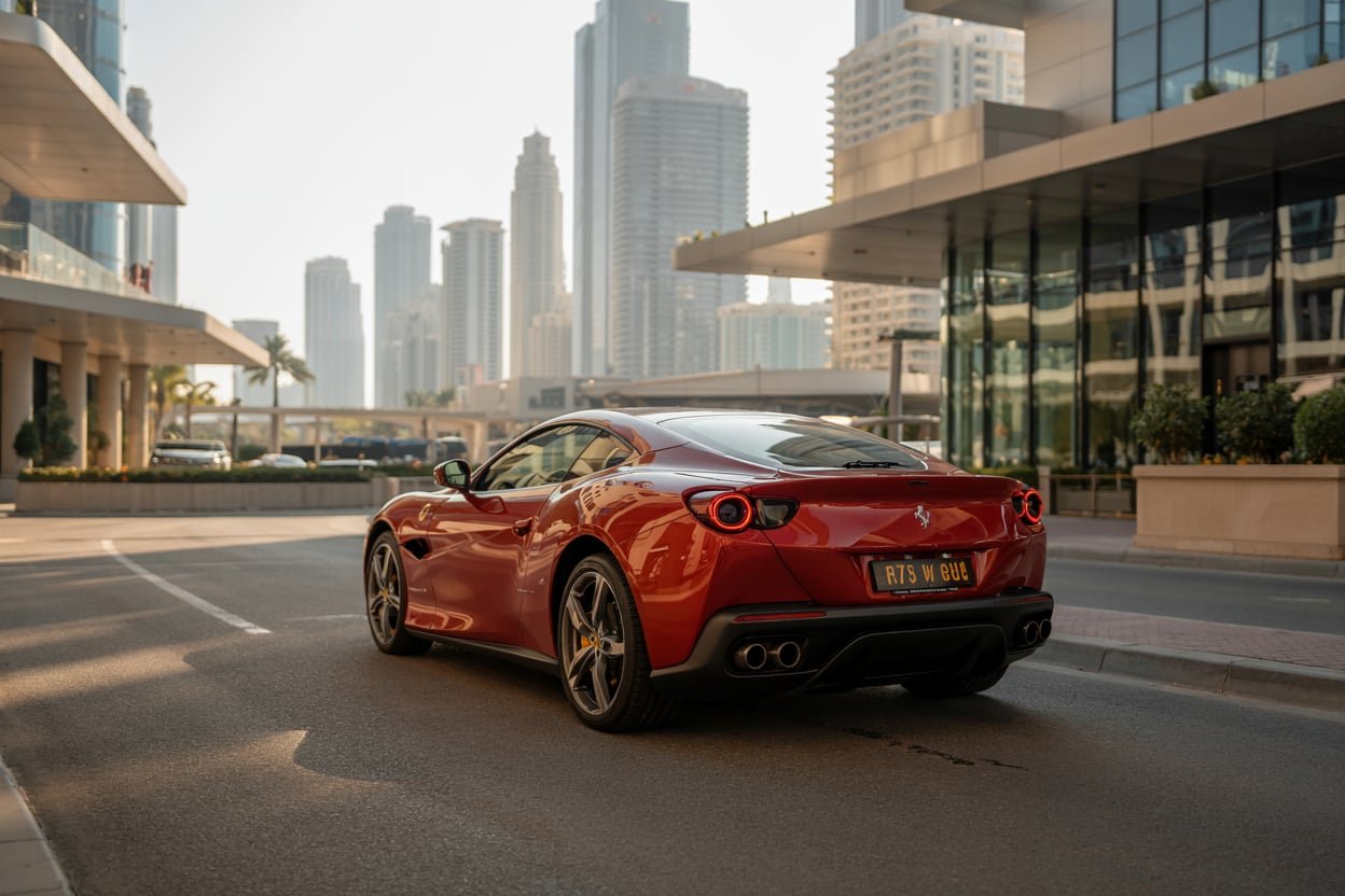 Dubai Ferrari Portofino rental price