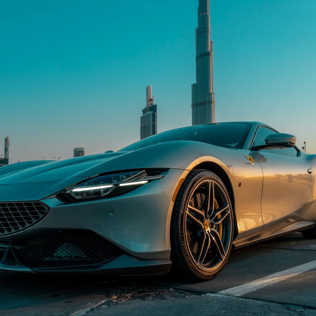 Hire Ferrari Roma in Dubai