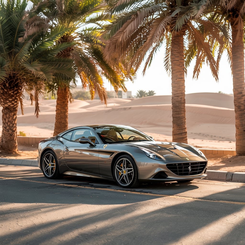 Ferrari rent package with driver Dubai