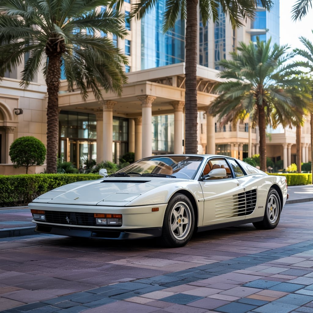 Ferrari Testarossa in Dubai