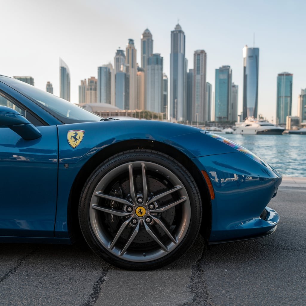 Hire Ferrari near me Dubai