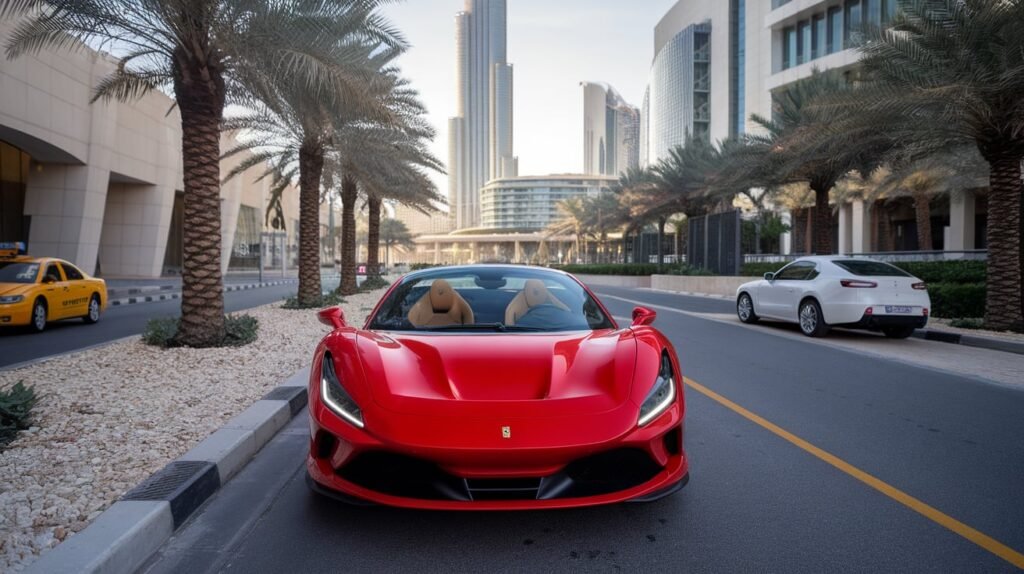 Rent a Ferrari in Dubai
