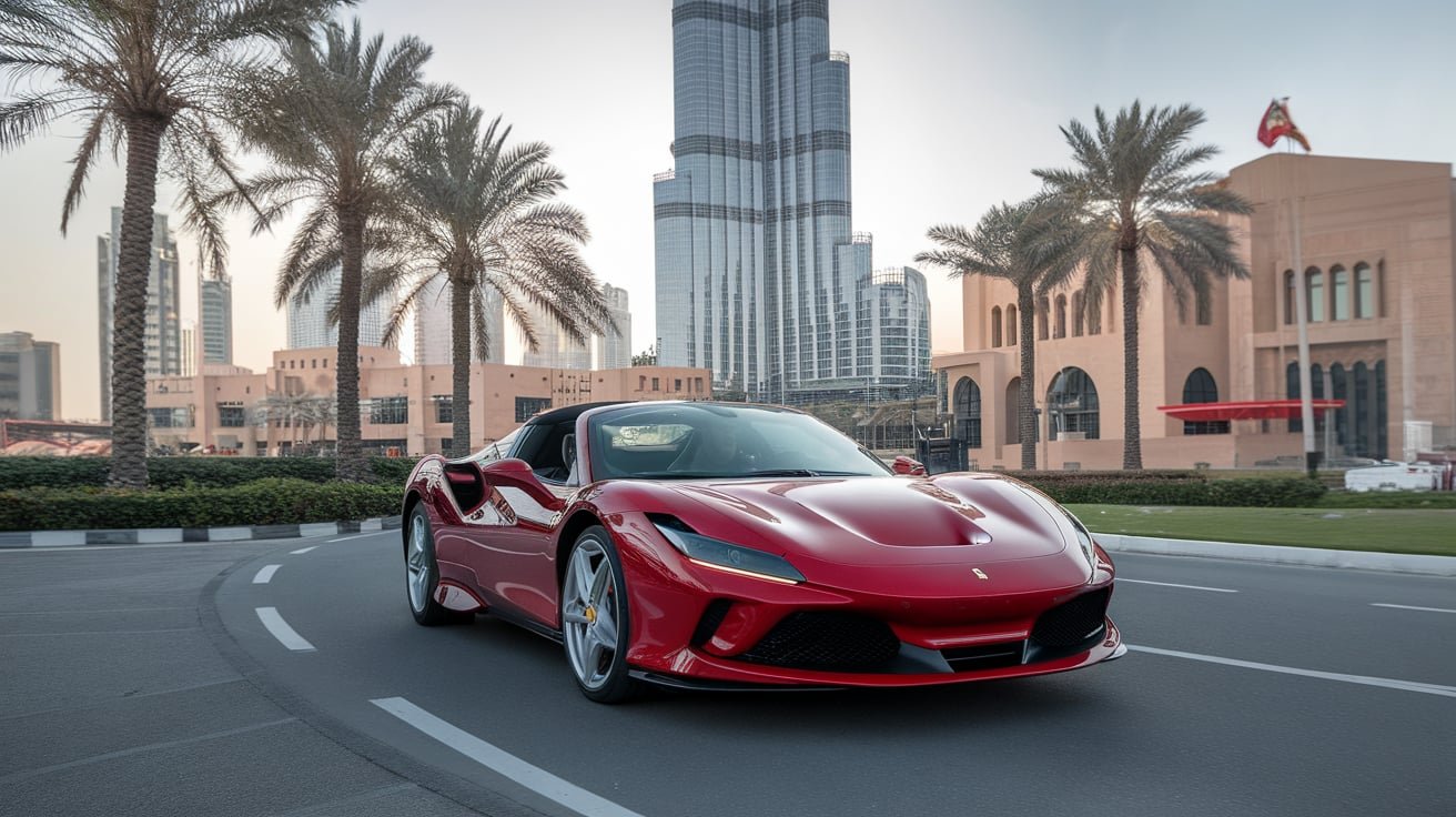 Rent a Ferrari in Dubai