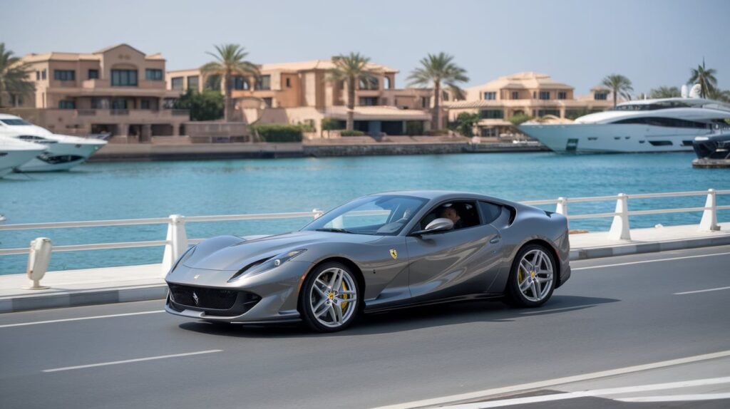 Dubai’s Scenic Routes in a Ferrari