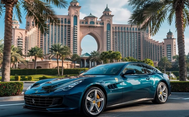Ferrari photoshoot car hire Dubai